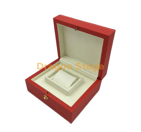 2023 Hot Sale Luxury Custom Logo Color Men Women Gift Watch Case Wooden Red Watch  Storage Box - China Watch Box Packaging and Customised Watch Box price