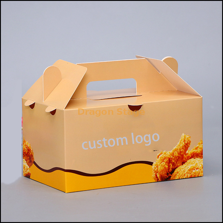 Custom Printing Cardboard Paper Fried Chicken Packaging Takeaway Food French  Fries Packaging Box - China Takeaway Food Packaging Box, Kraft Paper Box