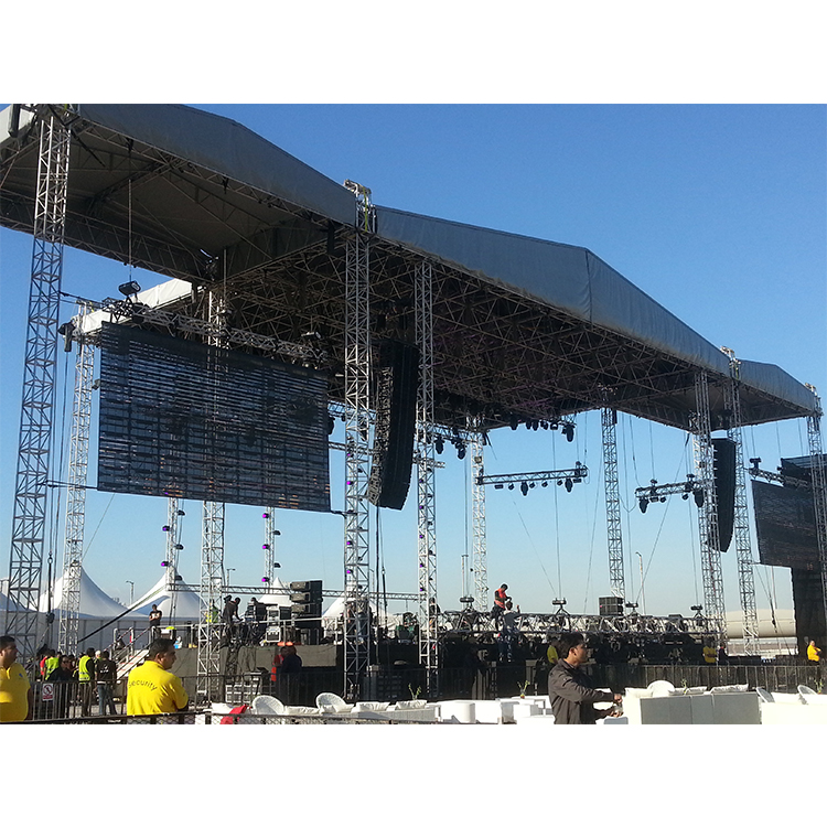 8 Pillars Aluminum Stage Truss Pillar from China manufacturer DRAGON