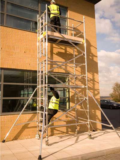 Single Mobile Portable Rolling Scaffolding for Sale