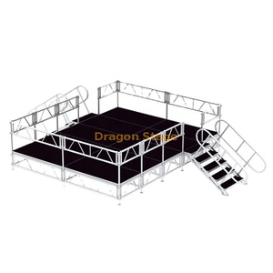 Aluminum Portable Mobile Stage Equipment Concert Stage Podium Platform Deck 4x3m