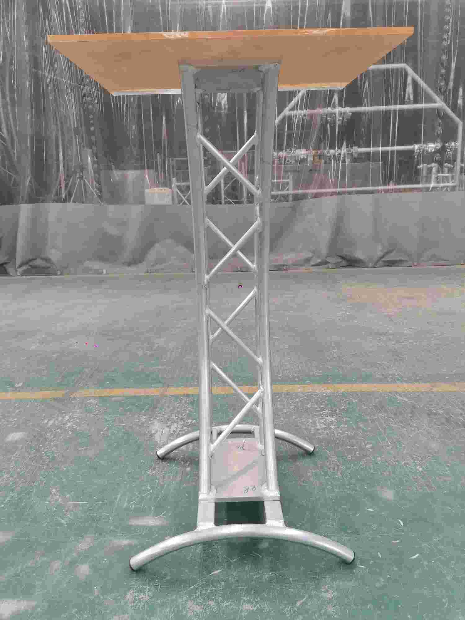 Mobile Lightweight Rostrum Aluminium Portable Church School Speech Podium Stand Lectern/ Podium ...