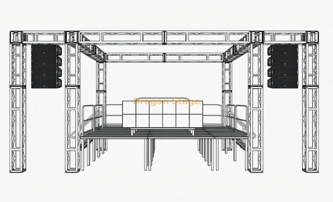 Outdoor Aluminum Stand Line Array Truss from China manufacturer ...