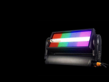 Strobe-Moving Light S-1000PRO Compact And Rigid Tilt Moving Strobe Light, RGBW Uniform Color Mixing & Strobe Plus, Powerful 1000W.