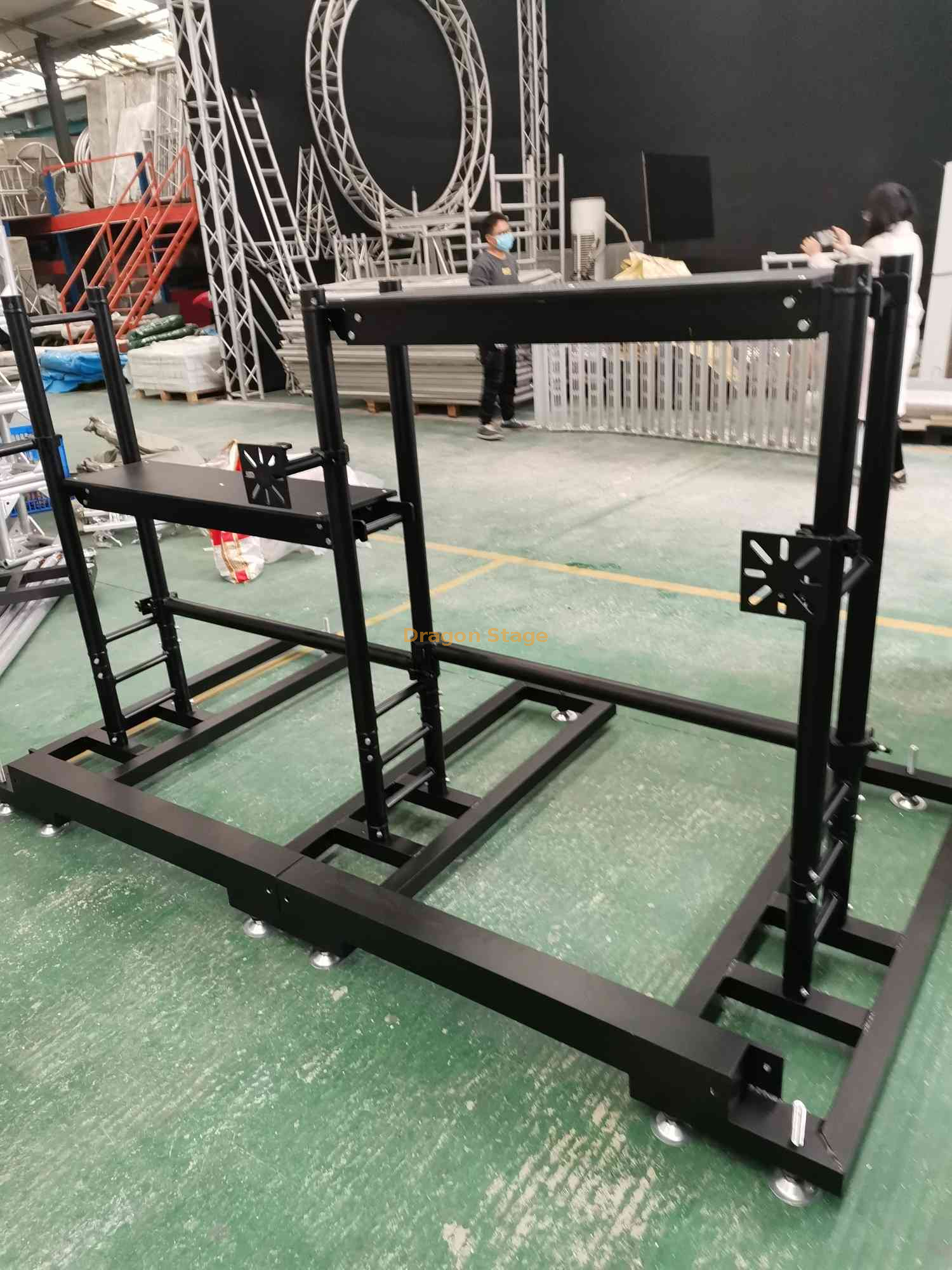 50X50cm Cabinets Stacking Floor Stand Complete with All Accessories 5x2.5m