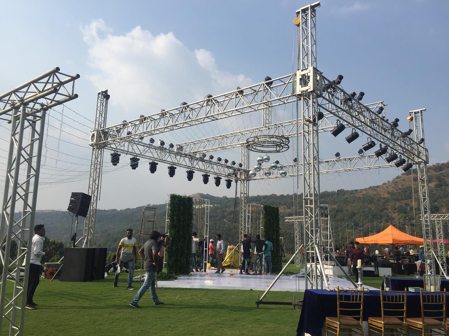 Aluminum Truss Lighting Stage Light Frameoutdoor Stage Lighting Truss Design From China