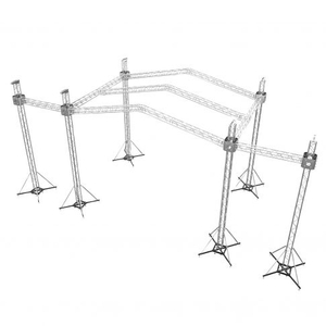 Truss Tower Stage Roofing System with 9.84ft & 7.15ft Square Segments Display Truss Package