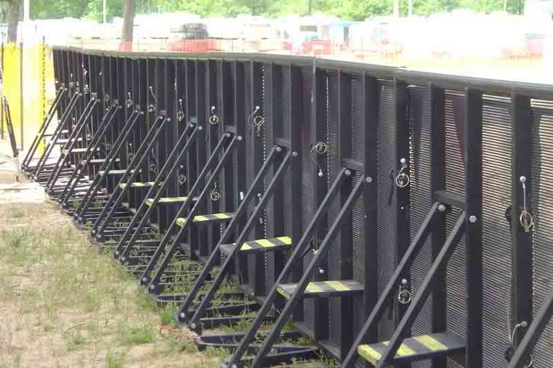Aluminum Mojo Barricade Safety Barricade Concert Crowd Control Stage