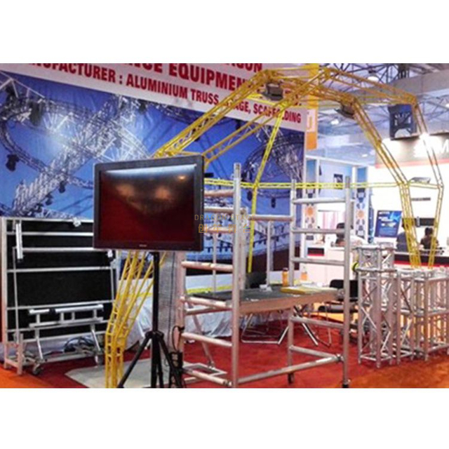 China Round 20x20 modular truss display stand manufacturers, Round