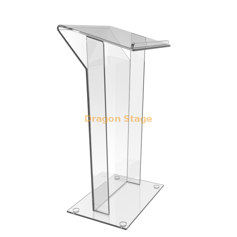 Plexiglass Clear Podium Plexiglass Lecture Transparent Church Pulpit