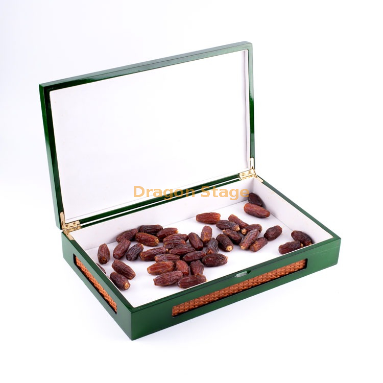 KSA Riyadh season wood box for wedding chocolate wood dates box pattern