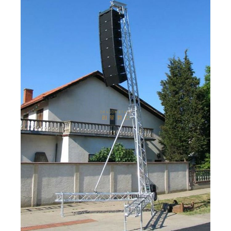 Aluminum Portable Electrical Motor Hoist Line Array Speaker Truss Stand ...