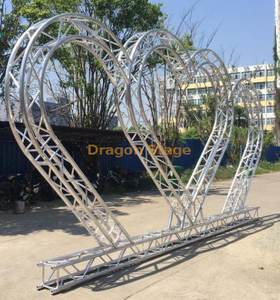 Creative Heart Custom Arch Curved Truss Background Event Aluminum Stage Truss
